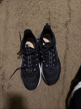 Men's Black Athletic Sneakers - Lightweight Comfort